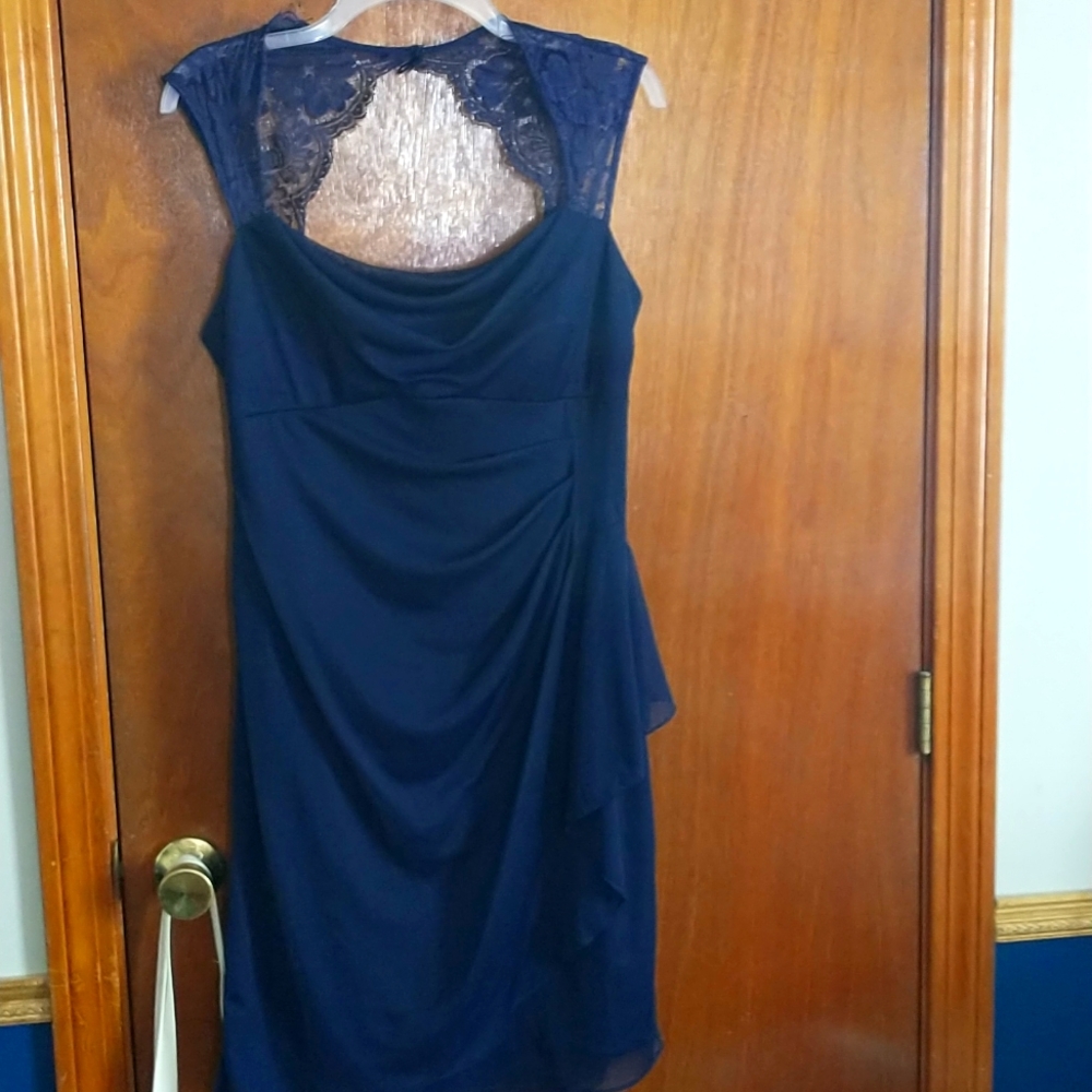 Scarlett Navy Blue Mini Dress
